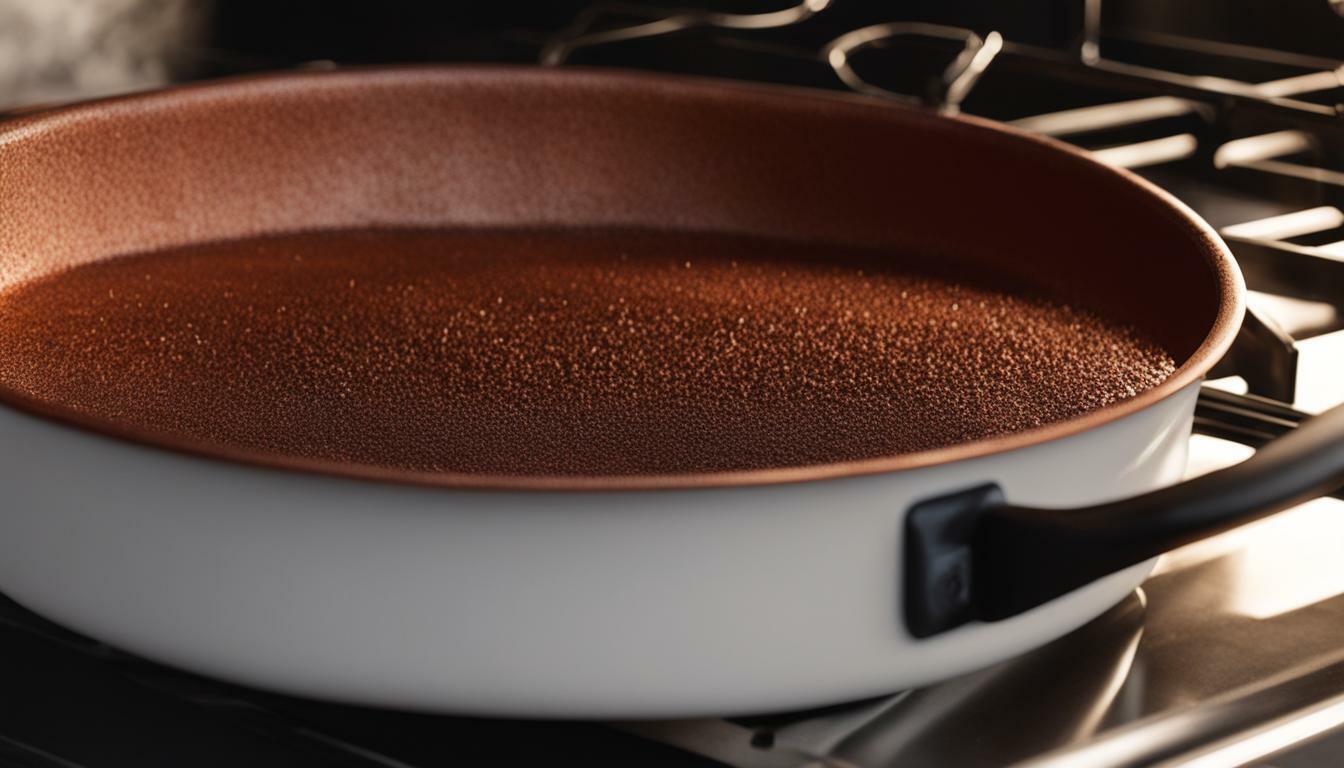 how to clean burnt copper chef pan